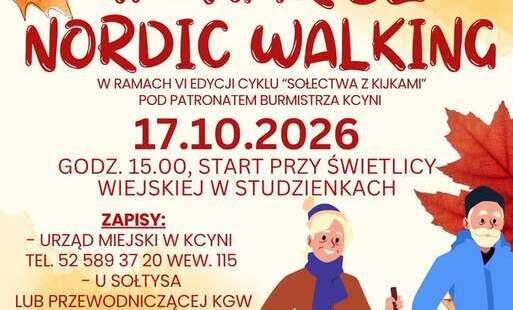 Zdjęcie do Zapraszamy na marsz nordic walking! Tym razem do Studzienek!