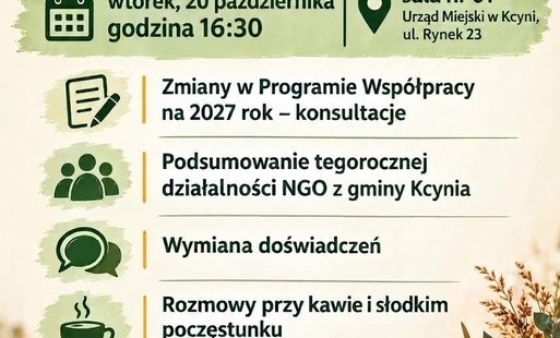 Zdjęcie do IV Forum NGO - zaproszenie