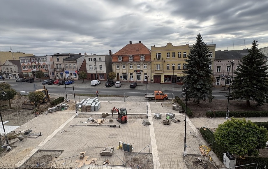 Modernizacja płyty rynku w Kcyni