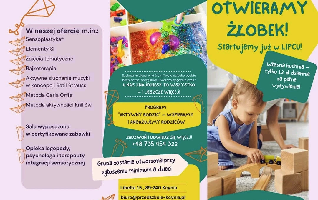 Zdjęcie do ŻŁOBEK W MINI AKADEMII JUŻ OD LIPCA 2025