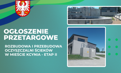 Zdjęcie do Ogłoszenie przetargowe. Rozbudowa i przebudowa oczyszczalni ściek&oacute;w w mieście Kcynia- etap II