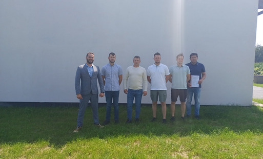 Zdjęcie do Przekazanie placu budowy! Rusza kolejna inwestycja! Tym razem dla OSP Żarczyn&nbsp;