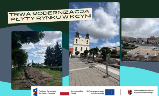 Zdjęcie do Trwa modernizacja płyty rynku. Inwestycja ma 95% dofinansowania z UE!  