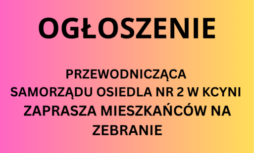 Zdjęcie do Ogłoszenie