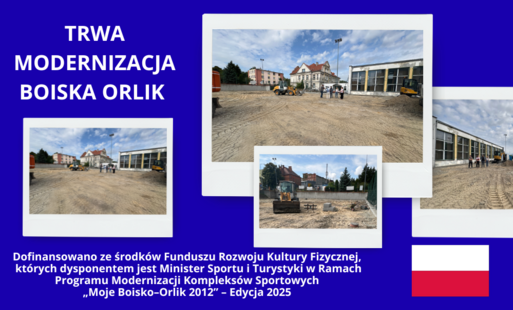 Zdjęcie do ORLIK W KCYNI PRZECHODZI MODERNIZACJĘ!