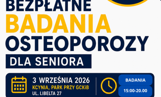 Zdjęcie do Podczas Pikniku Seniora zapraszamy na bezpłatne badania profilaktyczne gęstości kości. Obowiązują wcześniejsze zapisy! 