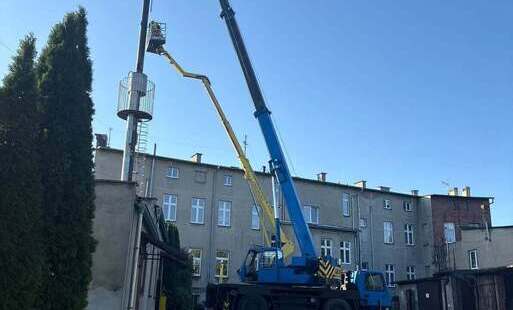 Zdjęcie do Demontaż komina przy ul. Dworcowej 8